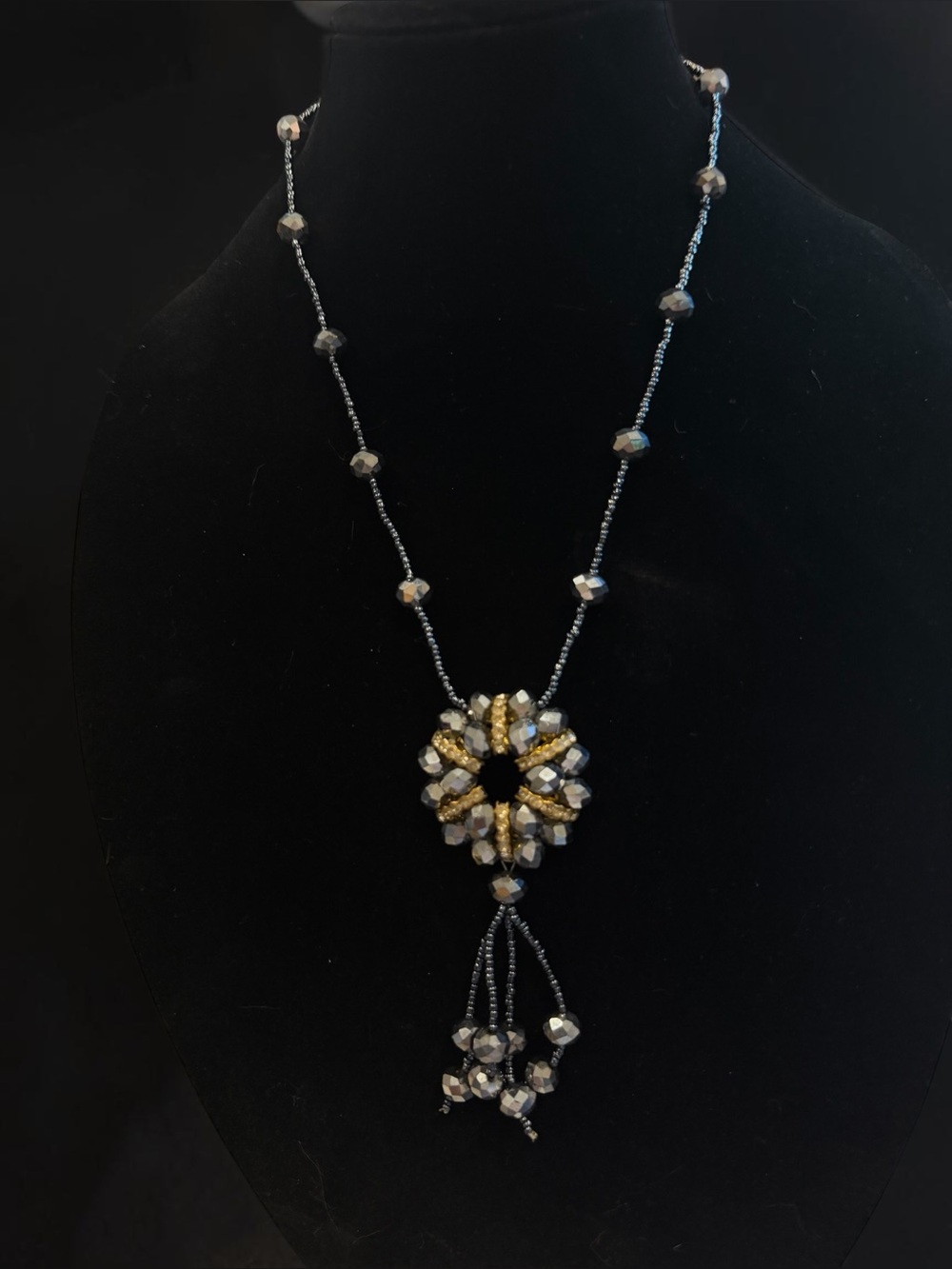 Vintage Runway Statement Necklace - Unsigned Jose & Maria Barrera Attribution - - Picture 12 of 16